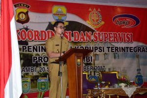 Gubernur Jambi Ajak Kepala Daerah di Wilayahnya Cegah Korupsi Dengan APIP
