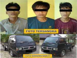 Tiga Pelaku Pencuri Mobil Diringkus di Lubuklinggau