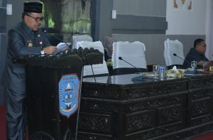 Pjs Merangin Sampaikan LKPJ 2017