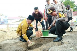 Kapolda Jambi Letakkan Batu Pertama Pembangunan RS Bhayangkara Polda Jambi