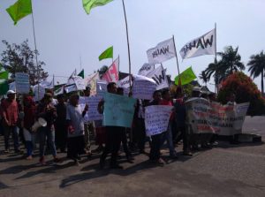 Peringati Hari Tani Nasional, Ratusan Petani Jambi Demo Tuntut Reformasi Agraria