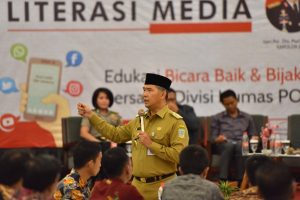 Jadi Pembicara, Wali Kota Fasha Edukasi Netizen Bijak Bermedia Sosial