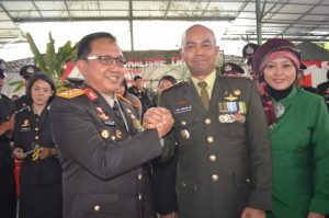 Hadiri HUT TNI ke 73, Kapolda : Sinergitas TNI-Polri dan NKRI Harga Mati