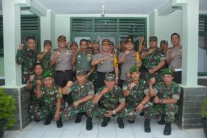 Kapolda Jambi Silaturahmi di Kompi Senapan B Batalyon Inf 142/KS