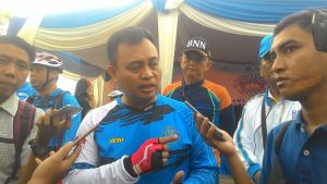 Kepala BNNP Jambi Ajak Pemuda Jambi Sehat Bersepeda