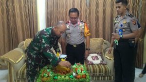 HUT TNI Ke 73, Kapolda Jambi Beri Kejutan Danrem