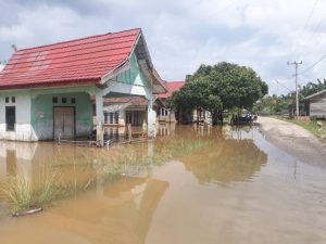 Batanghari Meluap, Tujuh Kecamatan di Kabupaten Batanghari Jambi Mulai Tergenang Banjir   