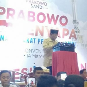 Tugas Pemimpin itu, Kata Prabowo Ada Dua, Tegakkan Keadilan dan Buat Rakyat Sejahtera