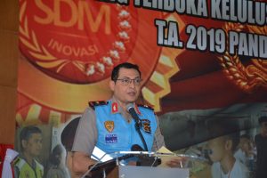 Wakapolda Pimpin Sidang Terbuka Kelulusan Akhir Calon Bintara Polri TA 2019
