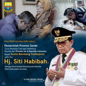 Gubernur Jambi Sampaikan duka atas Wafatnya Ibunda Presiden RI Ke 6 SBY