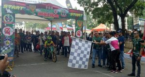 Sambut HUT TNI ke 74, Korem 042/Gapu Gelar Drag Bike Drag Race