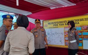 Wakapolda Jambi Berharap Petugas Tidak Tinggalkan Pospam dan Posyan Ops Lilin 2019 Selama Bertugas