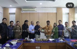 Banggar DPRD Kota Jambi Terima Kunjungan Pimpinan Dan Anggota DPRD Kabupaten Tanjab Timur