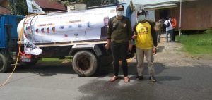 Anggota Fraksi PKS DPRD Provinsi Jambi ini Bantu Disinfektan Cegah Covid-19