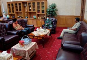 Pimpinan DPRD Provinsi Jambi Sambut Pamitan Danrem 042/Gapu Elphis Rudy