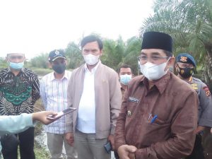 Faizal Riza Dampingi Ketua DPRD Tinjau Posko Karhutla