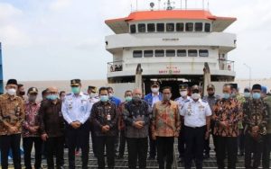 Kemenhub RI Resmikan Pelabuhan Penyeberangan Ro-Ro Kuala Tungkal