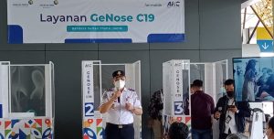 Kadis Perhubungan Jambi Apresiasi Penggunaan GeNose C19 di Bandara Sultan Thaha Jambi