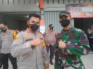 Jelang Penghitungan Suara PSU, di Kabupaten Muaro Jambi Personil TNI-Polri Gelar Patroli Bersama