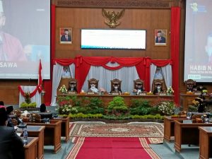 Paripurna DPRD Muaro Jambi Bersama Presiden RI Rangka HUT Ke 76 RI dan Penyampaian RUU APBN Tahun 2022