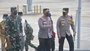 Kapolda Jambi dan Gubernur Jambi Sambut Kedatangan Panglima TNI dan Kapolri
