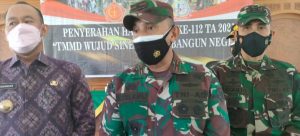 Danrem Brigjen TNI Zulkifli Apresiasi TMMD ke-112 di Tebo