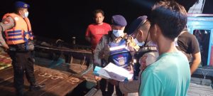 Antisipasi Penyelundupan Migor, Ditpolairud Polda Jambi Periksa Kapal Berlayar