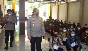 Kapolda Jambi Tinjau Seleksi Penerimaan Terpadu Calon Bintara Polri TA 2022