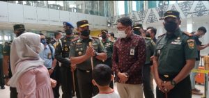 Danrem 042/Gapu Didampingi GM Bandara Sultan Thaha Jambi Pantau Kesiapsiagaan Arus Mudik