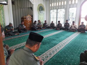 Dandim 0415/Jambi Pimpin Do’a Bersama Prajurit TNI Kodim Dalam Rangka HUT RI ke-77