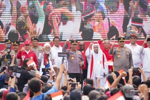 Kirab Merah Putih, Kapolri: Jaga Semangat Persatuan untuk Menuju Indonesia Emas 2045 