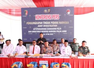 Polda Jambi Gagalkan Penyelundupan Sabu Cair di Banten 