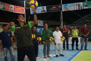 Nilwan Yahya Buka Turnamen Volly Pakamura Cup II Jaga Sprotivitas dan Junjung Tinggi Fair Play