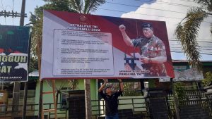 Netralitas, Kodim 0420/Sarko Pasang Himbauan Panglima TNI