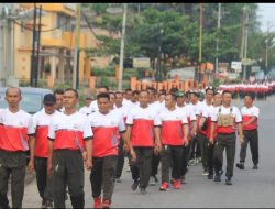 Kodim Sarko Merah Putihkan Kota Bangko Dengan Seragam Kaos