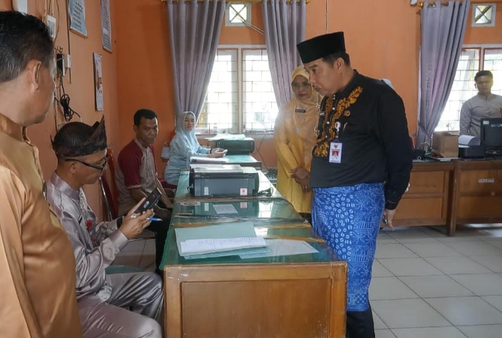 Hari Perdana Kerja Pj Bupati Merangin Sidak Ke Kantor Kantor