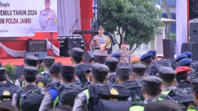 Polda Jambi Siap Gelar Pasukan Pengamanan Pemilu  2024