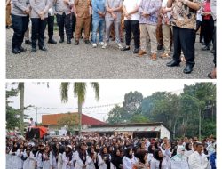 Ketua DPRD Beserta Anggota Sambut Aksi Damai Tenaga Nakes Kabupaten Merangin
