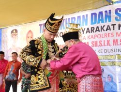 Kapolres Merangin Mendapatkan Anugrah Penyematan Gelar Adat, Hulu Balang Selingkung Negri