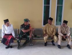 Babinsa Jaga Hubungan Baik Dengan Tokoh Agama Desa Binaan