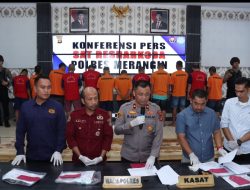 Polres Merangin Gelar Press Release Pengungkapan Kasus Tindak Pidana Penyalahgunaan Narkotika