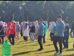 Bupati H M Syukur Resmikan Tugu dan Senam Bersama, Serangkaian Kegiatan BBGRM XXII Merangin