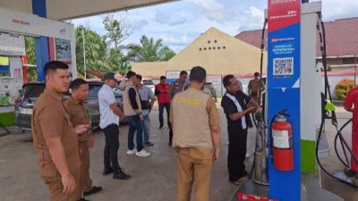 Polres Merangin Lakukan Pengecekan Tera Volume BBM SPBU