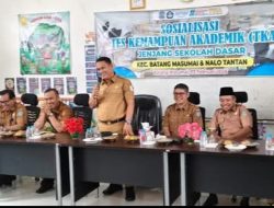 Disdikbud Kabupaten Merangin Sosialisasi TKA Terhadap Tenaga Pendidik 