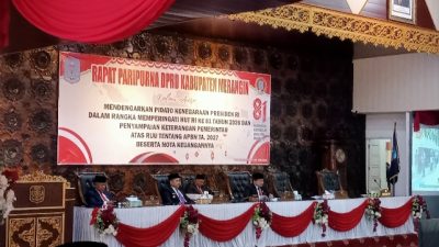 Rapat Paripurna DPRD Kabupaten Merangin, Dengarkan Pidato Kenegaraan Presiden RI Pada HUT RI ke 81 tahun 2026